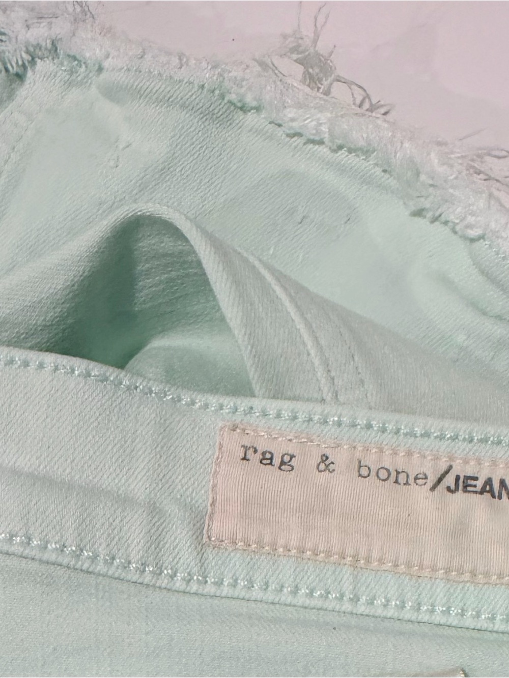 rag & bone Mint Green Women’s Crop Jeans